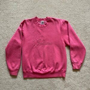 Vintage Cotton Pink Sweatshirt, Women’s Small, Munsingwear, Pullover Sweater